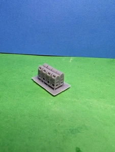 Z Scale Mail Post Boxes Set of 8 - Picture 1 of 2