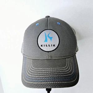 Killik Hat Cap Grey Mesh Back Adjustable Logo Sports Mans Outdoor Wear Adventure - Picture 1 of 11