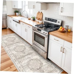 Washable 3x10 Long Hallway Runners, Vingtage Ultra Soft Carpet for Bedroom  - Picture 1 of 7