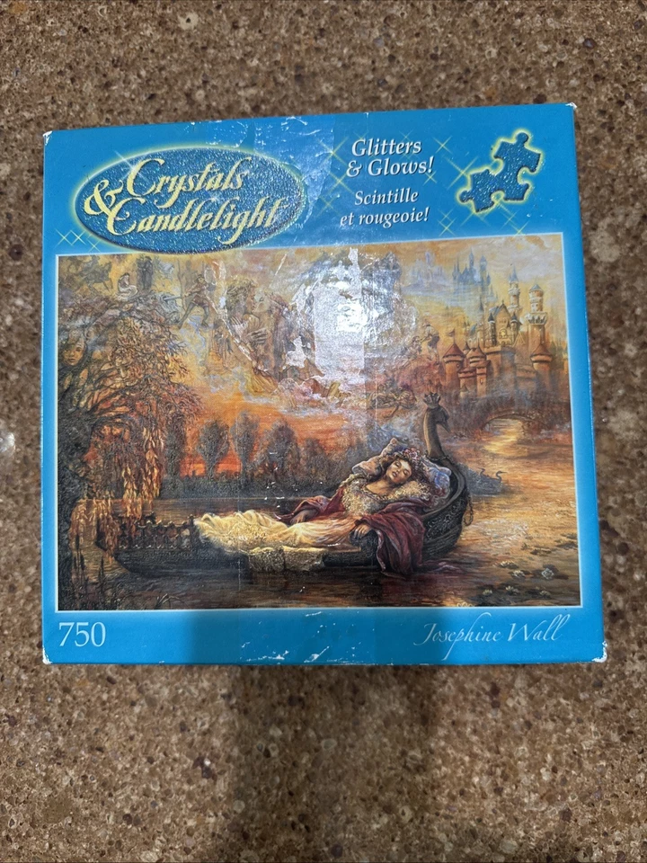 RoseArt Crystals & Candlelight Dreams Of Camelot Josephine Wall 750 Puzzle 97280 - Image 1 of 4