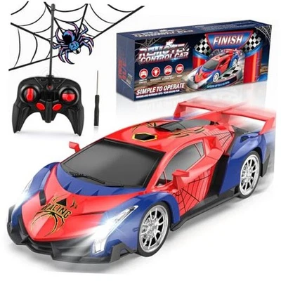  Coche de control remoto para niños, coches de radiocontrol para niños niños 1:18 vehículo eléctrico rojo Foto 1 de 4