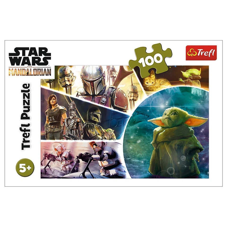 Trefl 16413 Baby Yoda, Star Wars 100 Teile, für Kinder ab 5 Jahren Puzzle, Multi - image 1 of 1