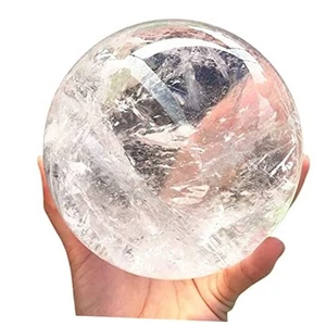 Natural Clear Quartz Crystal Ball,Crystal Sphere Healing Crystal 900g White - Picture 1 of 7