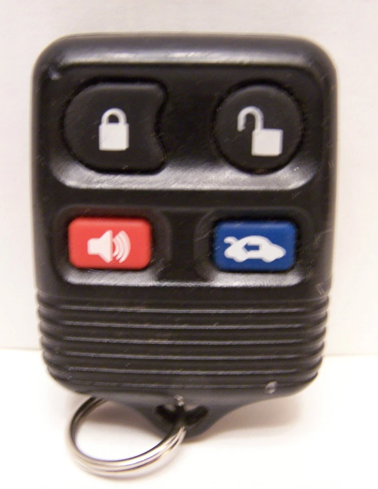 **GENTLY USED** Ford Lincoln Mercury 4 Button Remote Keyless Entry Fob  - Image 1 of 1