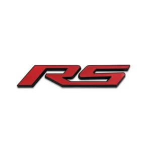 3D RED BLACK RS Letter Sign fit Camaro 2010 - 2015 Emblem doble  Tape metal  - Bild 1 von 6