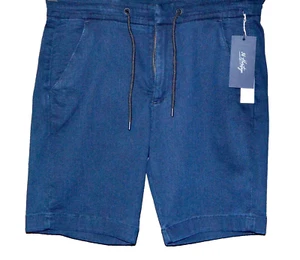 34 Heritage Conor Men's Deep Blue Soft Lysol Cotton Blend Casual Shorts Size L - Picture 1 of 13