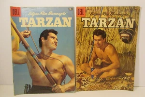 Lote De Colección De 2 Dell Comics Tarzán 1957 1958 Vol 1 Nº 89 y 108 - Imagen 1 de 6