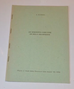 An Unknown Coin Type of Pella Decapoleos Spijkerman Numismatic book 1970 - Picture 1 of 2