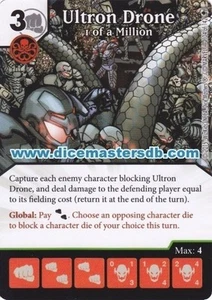 Ultron Drone 1 of a Million #104 - Age of Ultron - Marvel Dice Masters - Picture 1 of 1