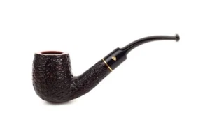 PFEIFE PIPE PIPA SAVINELLI ROMA 603 6mm BENT BILLIARD CURVA RUSTICATA BORGOGNA - Imagen 1 de 3