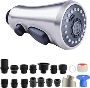 Hibbent herunterziehbarer Brausekopf für Küchenarmatur, 3 Funktionen Sprühdüse mit 15 - Bild 1 von 7