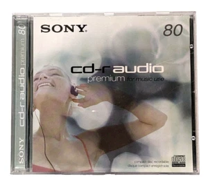 Sony CD-R 80 Minuten Audio - CRM80 Premium - CDR Musik leere beschreibbare Disc - NEU - Bild 1 von 10