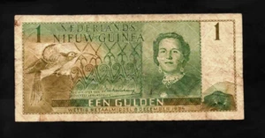 PAÍSES BAJOS NUEVA GUINEA 1 FLORÍN 1954 P-11a RARO - Imagen 1 de 2