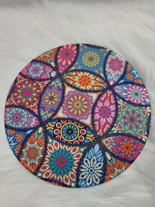 Round 8" Madala/Bosobo Multi-Colored Mouse Pad/ Non-Slip - NIP - Picture 1 of 5