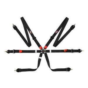 G-Force Harnesses 6 Pt Enduro Style BLACK - Picture 1 of 1