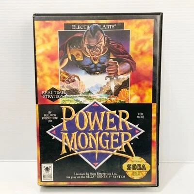 Power Monger + Box & Manual - Sega Genesis - Free Postage - Image 1 of 4