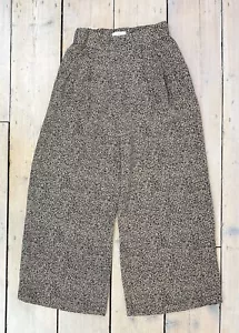 Raey Silk Leopard Print Wide Leg Trousers, UK 4, XXS - Picture 1 of 21