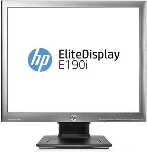 HP Monitor 19" E190i EliteDisplay 19" VGA DVI DP 1280 X 1024 With Stand Gade A + - Picture 1 of 9