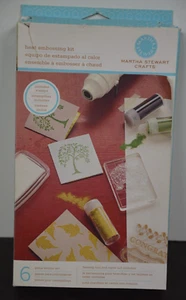 Martha Stewart Heat Embossing Kit 6pc set EK Success Brands Starter Kit - Picture 1 of 7