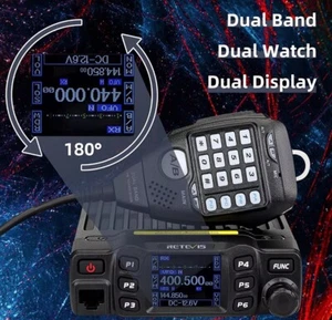 Retevis RT95 Mobile Car Ham Radio DualBand UHF430-440/VHF144-148 USA SELLER - Picture 1 of 9
