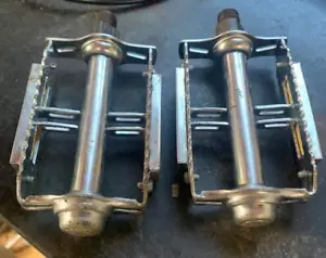 Vintage Old School BMX KKT RT-E Bike Pedal Set 9/16" - Picture 1 of 6