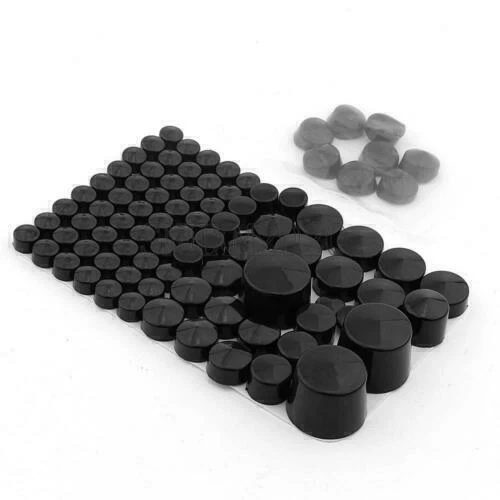 Tuerca de cubierta de tapas de perno negro para Harley-Davidson Softail Deluxe FLSTN FXSTD Foto 1 de 1