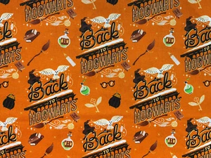 NEW & HTF Camelot Fabrics HARRY POTTER HEDWIG BACK TO HOGWARTS *100% Cotton FQ* - Picture 1 of 2
