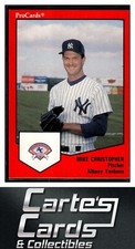 Mike Christopher 1989 ProCards Albany-Colonie Yankees #321  New York