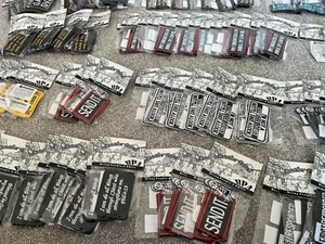 100+ Hugh Großhandel Biker Stil Patches Aufnäher Bügelbild Jacken Brandneu - Bild 1 von 12