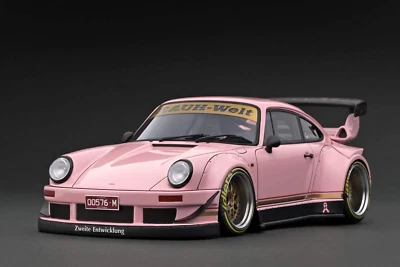 Porsche 911 RWB 930 Pink 1/18 Ignition Model Resin Cast Limited Edition IG3620 - Image 1 of 4