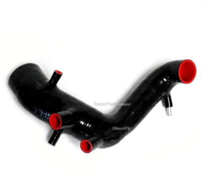 Silicone Turbo Inlet Air Intake Hose Kit for 99-05 Jetta 1.8T MK4 Black  - Image 1 of 2