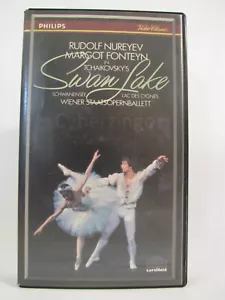 Rudolf Nureyev Margot Fonteyne In Tchaikovskys Swan Lake VHS Tape - Imagen 1 de 7