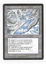 MTG ICE AGE --- UNDERGROUND RIVER --- RARE! NM! Magic the Gathering!