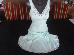 hübscher Overall & Boden Kleid Vintage hübsche Spitze Gr.40 Ref. VP40 - Bild 1 von 3