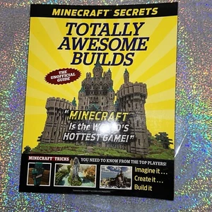 Minecraft Secrets TOTALLY AWESOME BUILDS Book - Imagen 1 de 10