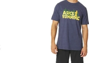 Asics Evergreen Trail Run Tee (XS) 404 Peacoat Heather - Bild 1 von 1
