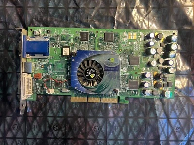 TESTED Nvidia P80 Quadro4 700 XGL AGP 4x DVI VGA GL TW-06F389-56182-27R-1659 - Image 1 of 4