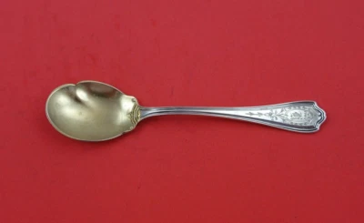 Ложка для мороженого из чистого серебра с гравировкой Hepplewhite от Reed and Barton 5 1/8 дюйма - Изображение 1 из 2