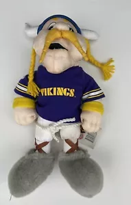 Very Rare Vintage 1994 Stuffins Plush Mascot Minnesota Vikings PLush 12” NWT - Picture 1 of 6