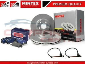 FOR PORSCHE CAYENNE AUDI Q7 VW TOUAREG FRONT 350mm BRAKE DISCS BRAKE PADS SENSOR - Picture 1 of 1
