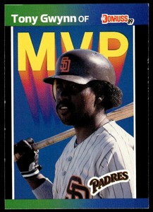 1989 Donruss Bonus MVP's Tony Gwynn San Diego Padres #BC-20C