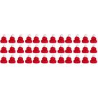  36 Pcs Santa Hat Mini Christmas Bonnet for Kids Candy Xmas Hats Lovely