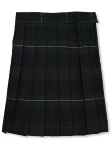 French Toast Little Girls' "Gertrude" Plaid Skirt (Sizes 4 - 6X) - green/gold *p - Picture 1 of 1
