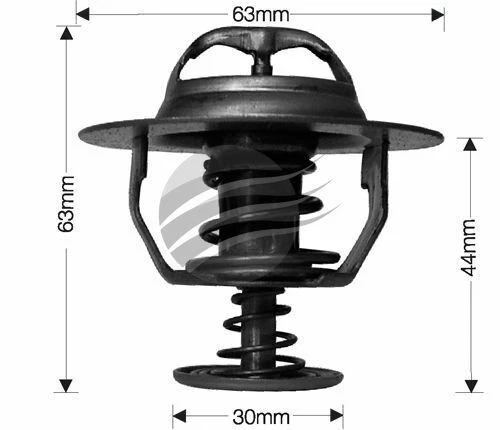 Dayco Thermostat for Mitsubishi Magna 6/1997 - 3/1999 3.0L V6 24V SOHC MPFI TF 6 - image 1 of 1