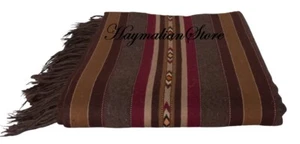 AFGHAN PATU, PURE SHEEP Winter Warm Wool Blanket, Unique Style Traditional - Picture 1 of 3