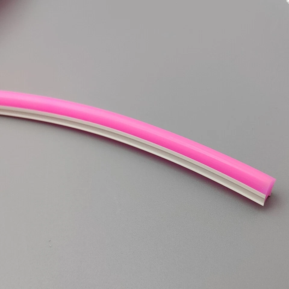 Cubierta de tira de luz LED flexible de neón separada 8 mm hágalo usted mismo difusor de silicona flexible Foto 1 de 4