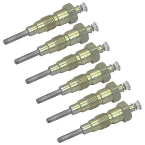 6 Diesel Glow Plugs for Toyota Landcruiser HJ45 1972-6/73 H 3.6L 19850-46021 - Picture 1 of 2