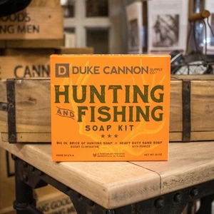 Kit de jabón de caza y pesca Duke Cannon - Jabón de caza y jabón de manos de alta resistencia nuevo - Imagen 1 de 4