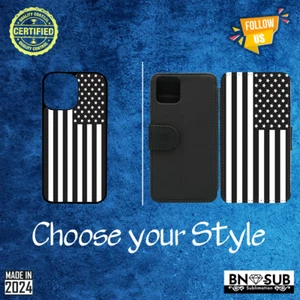 B/W US Flagge iPhone Hülle #2024 #Art #iPhone 15 #0094 - Bild 1 von 7