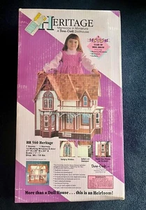 Vintage Dura Craft Heritage Dollhouse Kit Victorian Mansion HR 560 2 Story - Picture 1 of 7